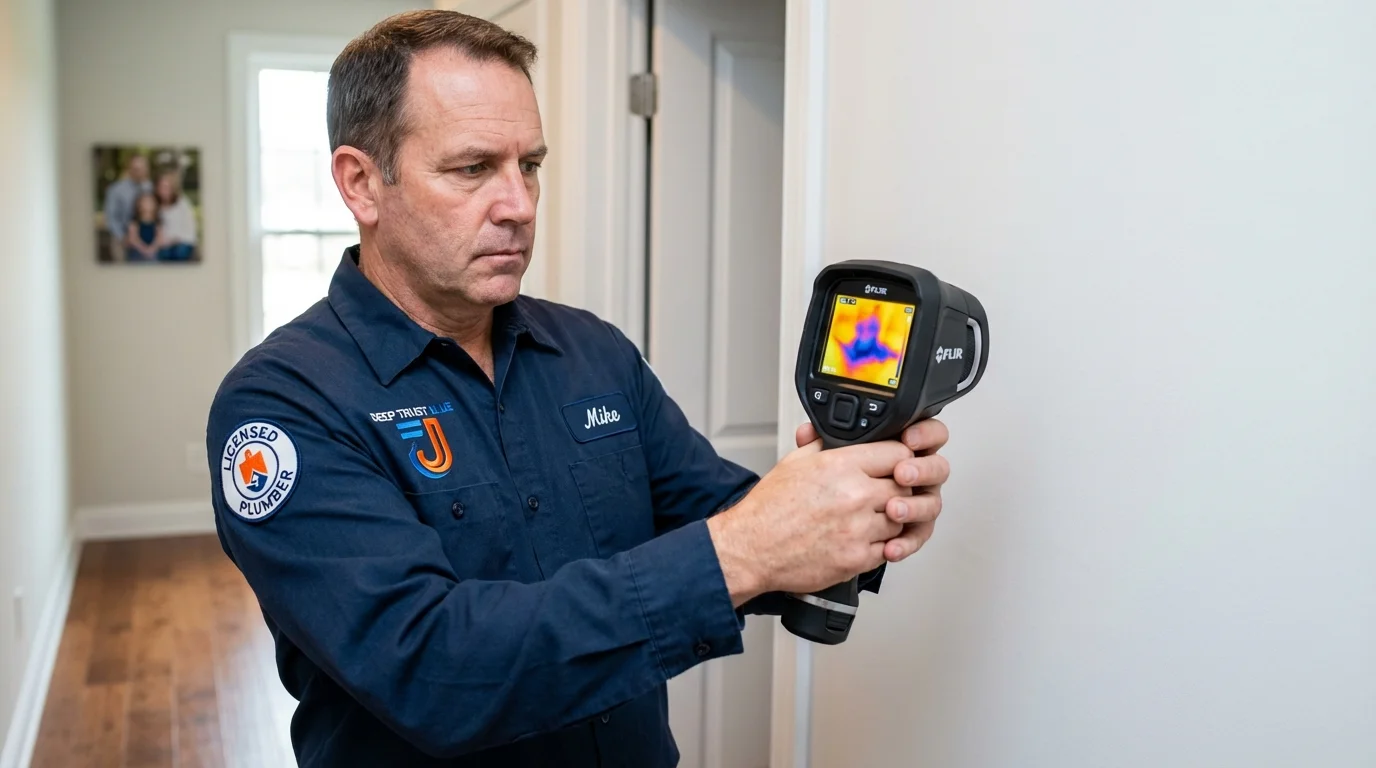 Thermal imaging leak detection by Johns Plumbing LLC in Faulkton